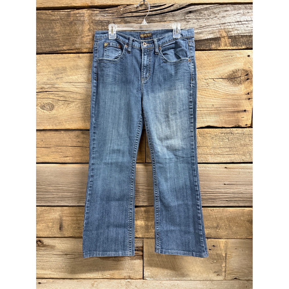 Department of Peace Womens Size 14 Bootcut Jeans Medium Wash Denim P255-525
